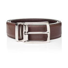 Curea din piele pentru bărbați Ferruccio Laconi Erik, lungime 90 cm, maro