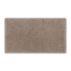 Prosop maro din bumbac 142x76 cm Chevron - Foutastic