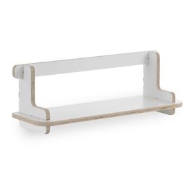 Raft simplu din placaj pentru camera copiilor Geese Piper, alb