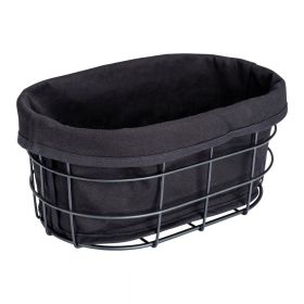 Suport cu inserție textilă pentru produse de patiserie Wenko Black Outdoor Kitchen Bela, negru