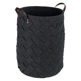 Coș pentru rufe Wenko Trovo, negru, 75 l