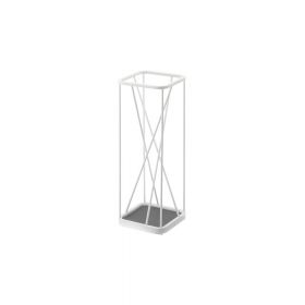 Suport pentru umbrele YAMAZAKI 9 Square, alb