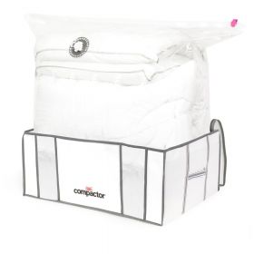 Set 2 cutii de depozitare cu vid pentru haine Compactor Life 3D