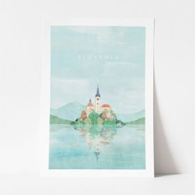 Poster Travelposter Slovenia, 30 x 40 cm