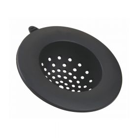 Sită din silicon pentru chiuvetă iDesign, negru