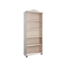 Bibliotecă din lemn de pin Støraa Ella, alb