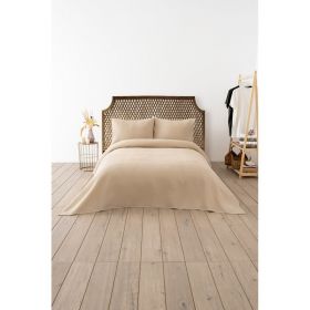 Cuvertură bej 200x220 cm Waffle – Mijolnir