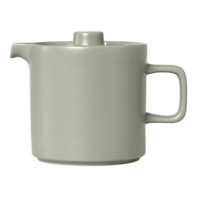 Ceainic din ceramică Blomus Pilar, 1 l, gri deschis