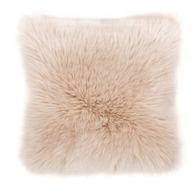 Pernă Tiseco Home Studio Sheepskin, 45 x 45 cm, bej