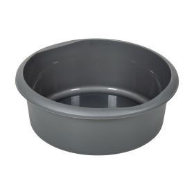 Lighean rotund din plastic Addis, ø 34 cm, gri deschis