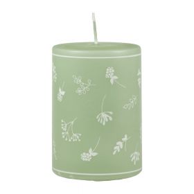 Lumânare Unipar Fleur, durată ardere 48 h, verde