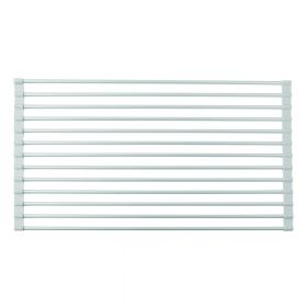 Scurgător de vase argintiu din aluminiu Metro – iDesign