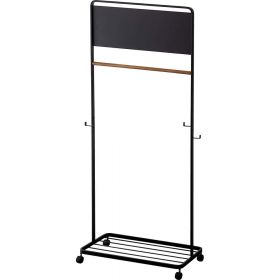 Cuier pentru copii negru cu roți din metal Tower – YAMAZAKI