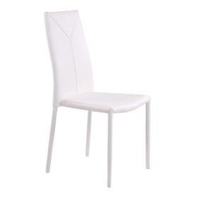 Scaune de dining albe 2 buc. Sally – Tomasucci