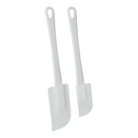 Set 2 spatule din plastic Metaltex, alb