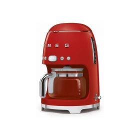 Aparat pentru cafea filtrată SMEG 50's Retro, roșu