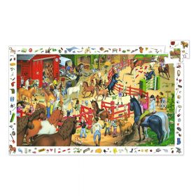 Puzzle pentru copii Djeco Observation Horse