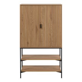 Dulap cu aspect de lemn de stejar 80x140 cm Jaipur – Actona