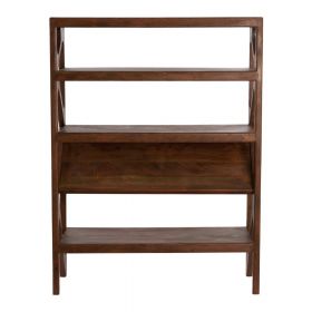 Bibliotecă maro din lemn de acacia 120x160 cm Yuki – Light & Living