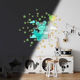 Autocolant de perete pentru copii 30x25 cm Pilot Bear – Ambiance