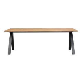 Masă de dining extensibilă cu blat din lemn de stejar 220x100 cm Carradale - Rowico