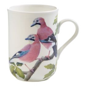 Cană din porțelan bone china Maxwell & Williams Birds Eusarian Jay, 330 ml