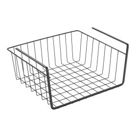 Coș de agățat pentru raft bucătărie Metaltex, lungime 30 cm, negru