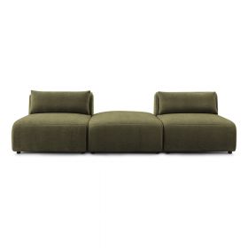 Canapea verde 283 cm Jeanne – Bobochic Paris