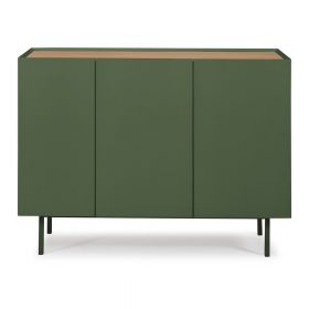Comodă Teulat Arista, lățime 110 cm, verde