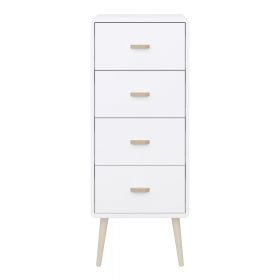 Comodă albă înaltă 41x105 cm Mino - Tvilum