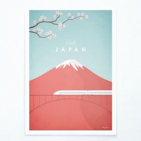 Poster Travelposter Japan, 30 x 40 cm