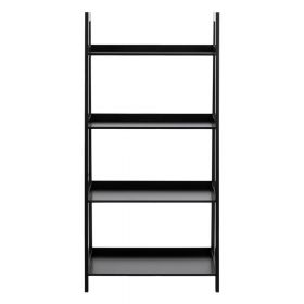 Bibliotecă Actona Wally, înălțime 130 cm, negru