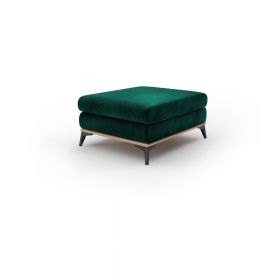 Puf cu tapițerie de catifea Windsor & Co Sofas Astre, verde smarald