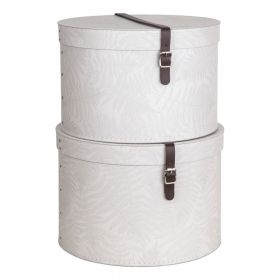 Cutii de depozitare 2 buc. din carton cu capac Rut – Bigso Box of Sweden