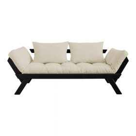 Canapea variabilă Karup Design Bebop Black/Beige