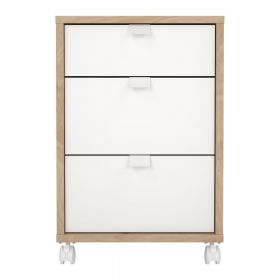 Dulap alb/cu aspect de lemn de stejar 41x61 cm Sign – Tvilum