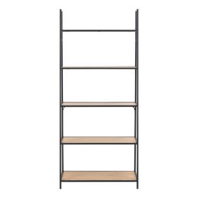 Bibliotecă în decor de lemn de stejar sălbatic Actona Seaford, 77 x 174,5 cm