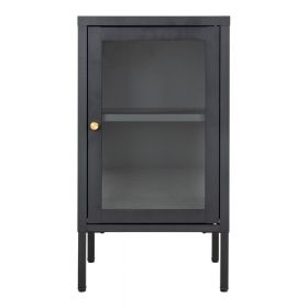 Vitrină neagră din metal 38x70 cm Dalby – House Nordic