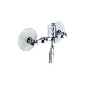 Suport cu ventuză pentru periuțele de dinți iDesign Suction Gia