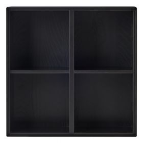 Bibliotecă de perete neagră 68x68 cm Edge by Hammel – Hammel Furniture