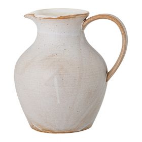 Carafă din gresie ceramică Bloomingville Lavra, 1,8 l, bej