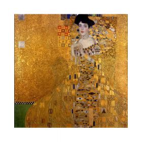 Reproducere tablou Gustav Klimt - Adele Bloch Bauer I, 40 x 40 cm