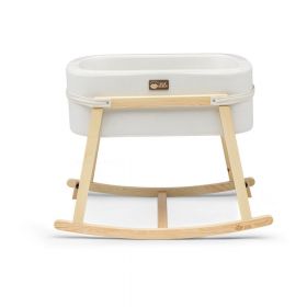 Pătuț leagăn alb/natural Hier – Kalune Design