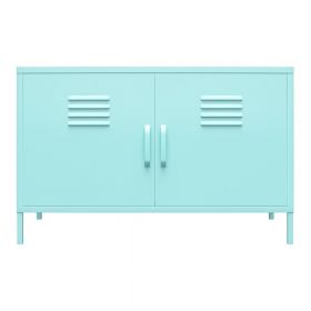 Dulap metalic albastru deschis 100x64 cm Cache - Novogratz