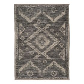 Covor de exterior Universal Devi Ethnic, 80 x 150 cm, gri