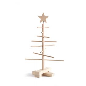 Brad de Crăciun din lemn Nature Home, înălțime 45 cm