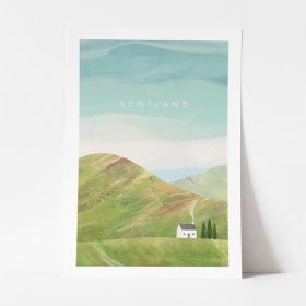 Poster Travelposter Scotland, 30 x 40 cm