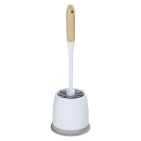 Perie de WC albă din bambus Bellagio – Allstar