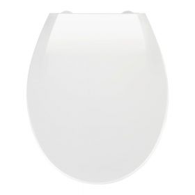 Capac WC cu închidere lentă Wenko Kos, 44 x 37 cm, alb