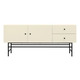 Comodă joasă albă 68,5x68,5 cm Cocktail - Tenzo